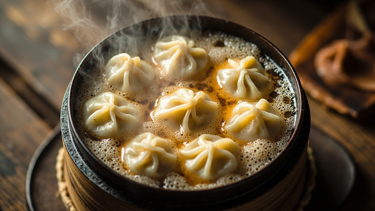 泡泡馄饨制作过程